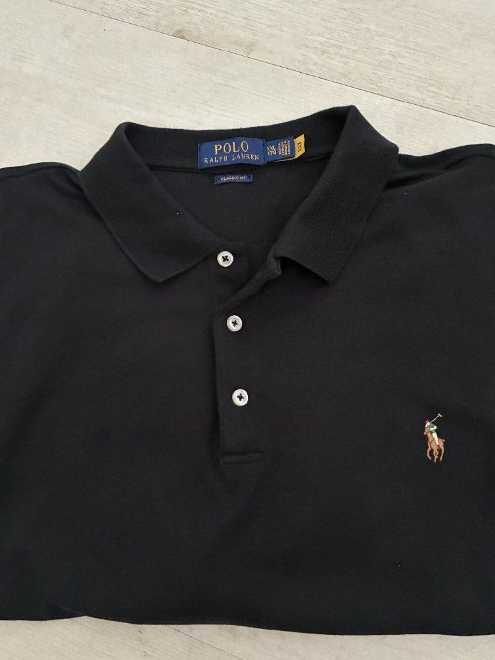 Polo Ralph Lauren Men's Classic Fit Polo Shirt Black XXL Big & Tall Multi-Color